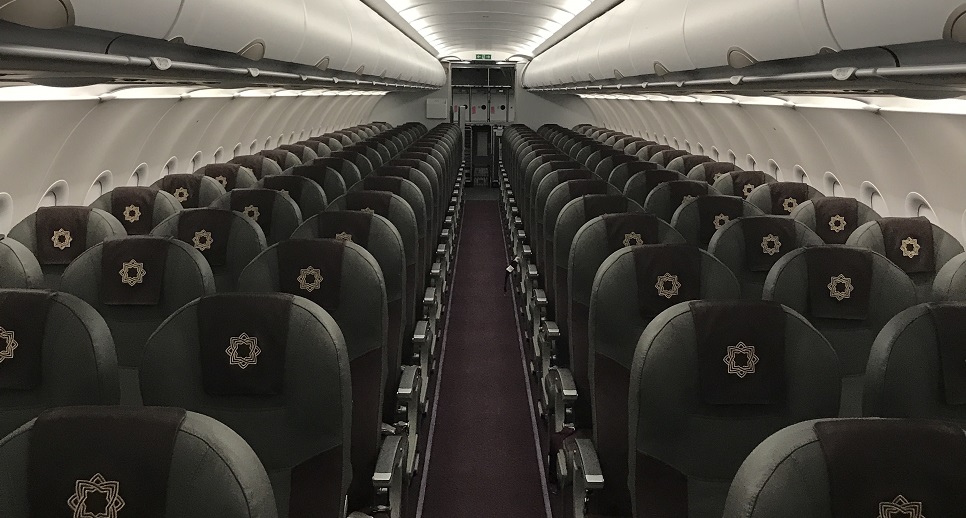 Economy class seats on Vistara Airlines